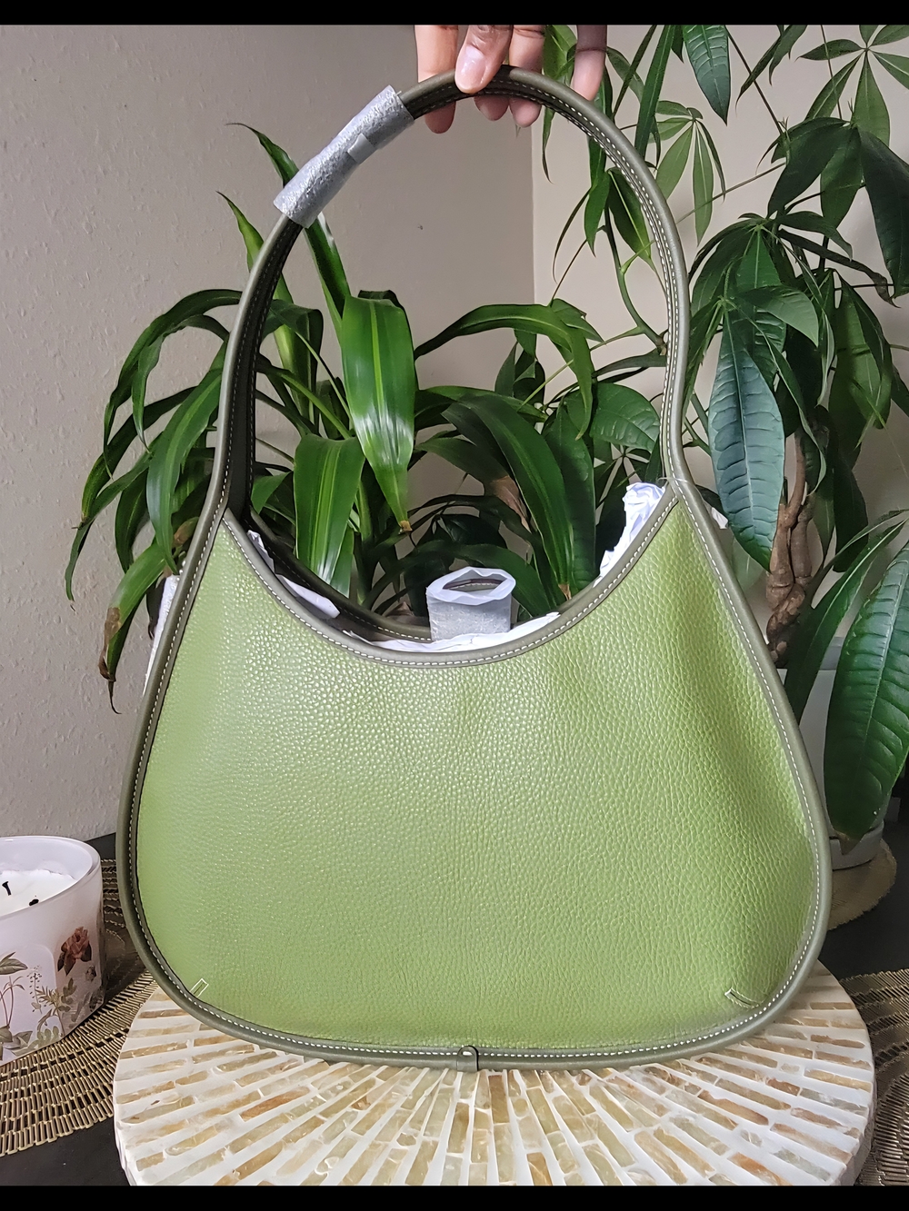 💚 NWT Coach Coachtopia Large Ergo Bag – Olive Green 💚 - Picture 3 of 5